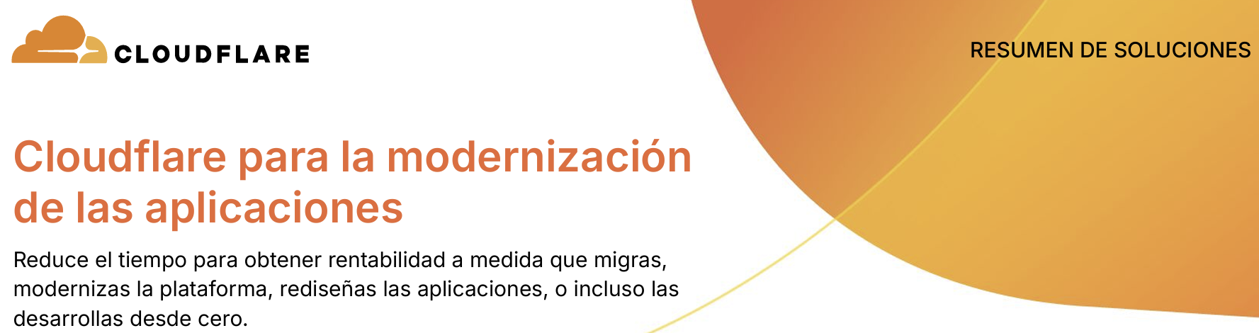 Solution Brief Cloudflare For App Modernization Spanish LATAM